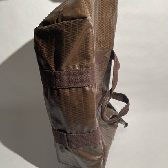 Mario Valentino Travel Boston Bag PVC Leather Brown - Picture 11 of 14